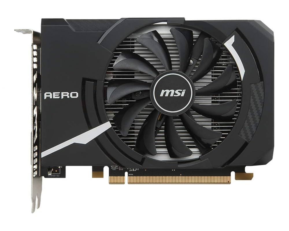 Amazon | MSI Radeon RX 550 AERO ITX 4G OC グラフィックス